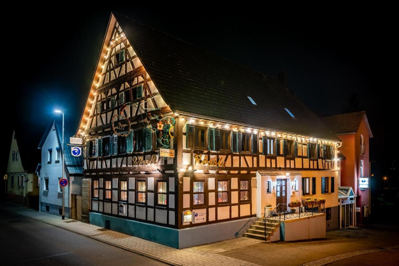 ホテル Gasthaus Roessle ブレッツフェルト エクステリア 写真